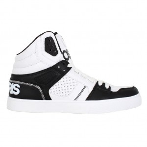 Men Osiris Clone Sneakers Black / White / Black | OS0419658