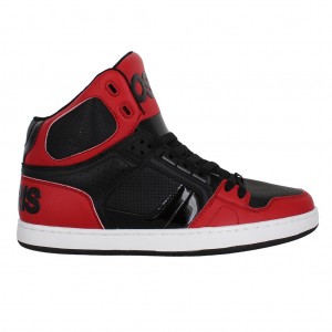 Men Osiris NYC 83 Clk Sneakers Red / Black | OS5612379