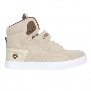 Men Osiris Rize Ultra Sneakers Brown / White / Brown | OS9142356